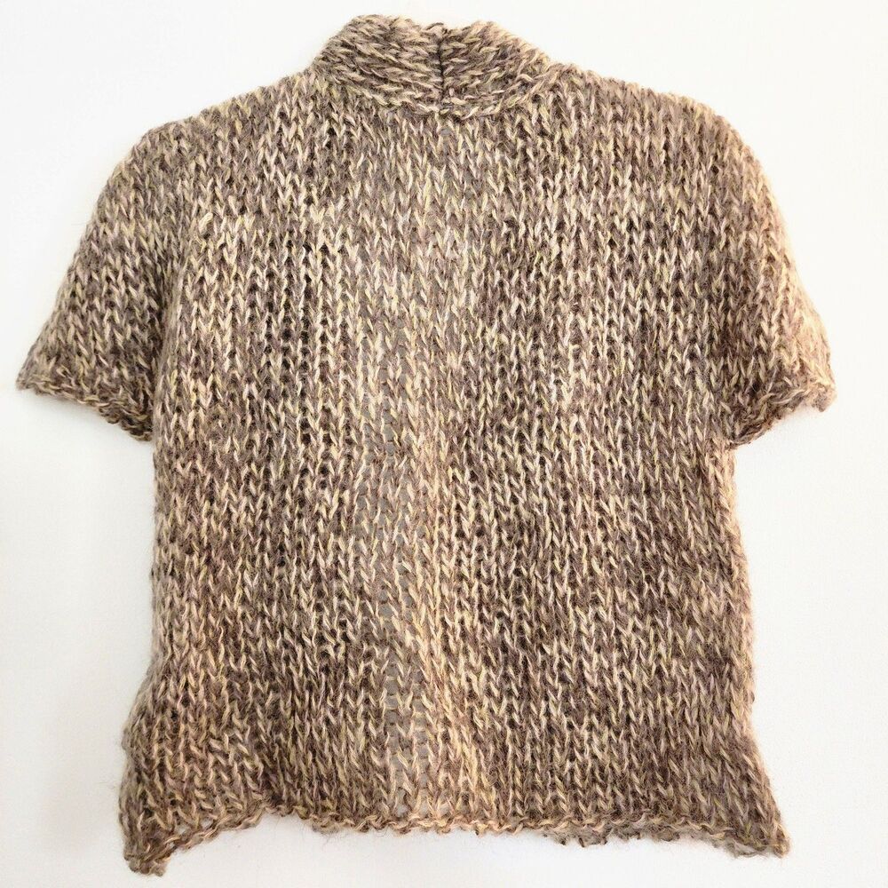 Pôles Maison Montagut France Luxury Mohair Chunky Knit Cardigan NWT Size M‎ - Picture 3 of 6